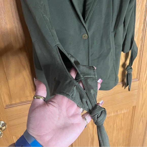 Caslon Olive Green Blazer Size Large - Picture 5 of 6